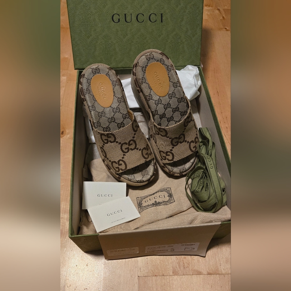 Gucci Platform Sandals 👡🤎👡🤎